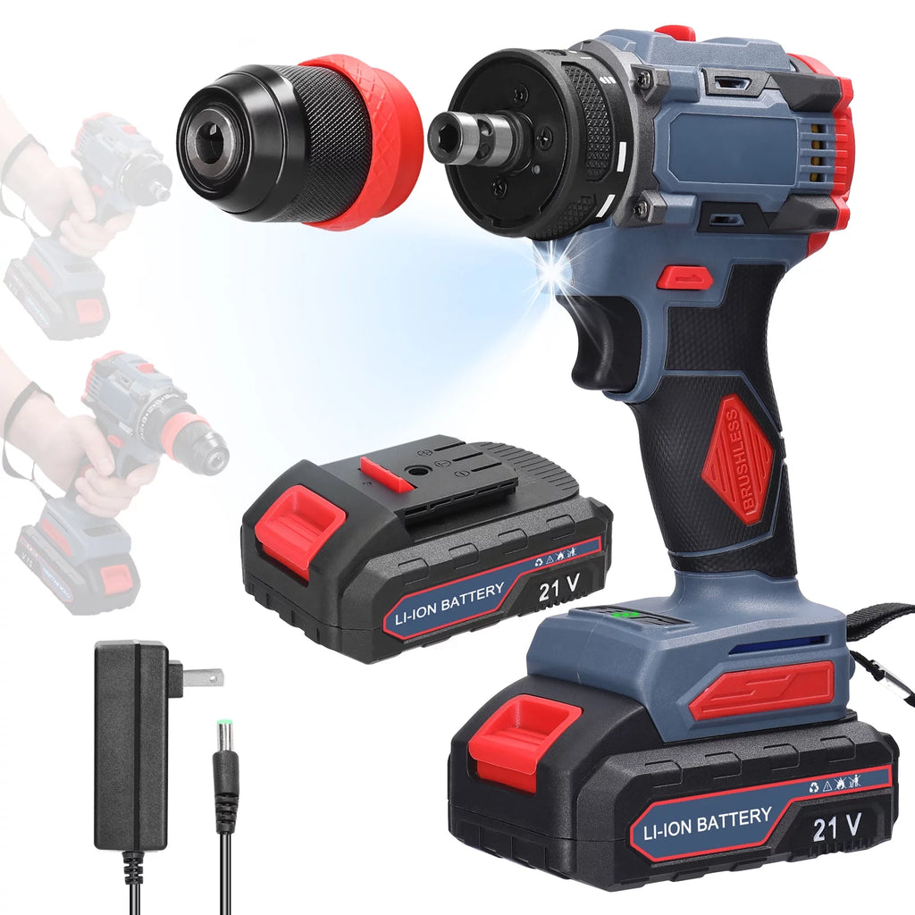 21V 2in1 Screwdriver Drill Set J912800