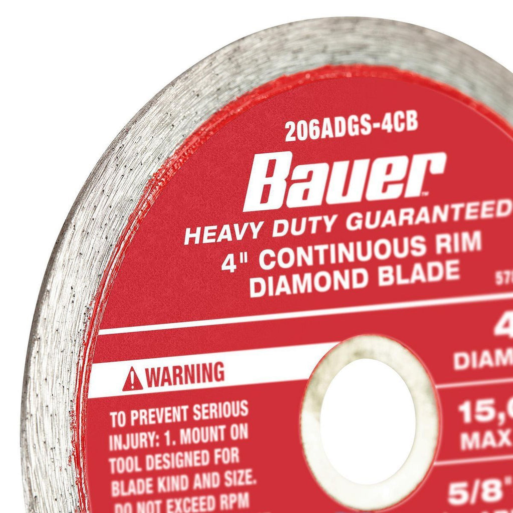 4 in. Continuous Rim Wet Cut Diamond Saw Blade F1338