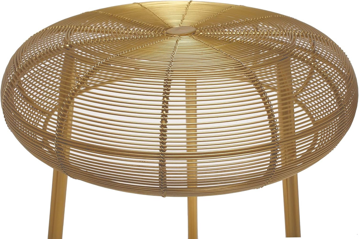 Gold Counter Height Metal Stool U92592