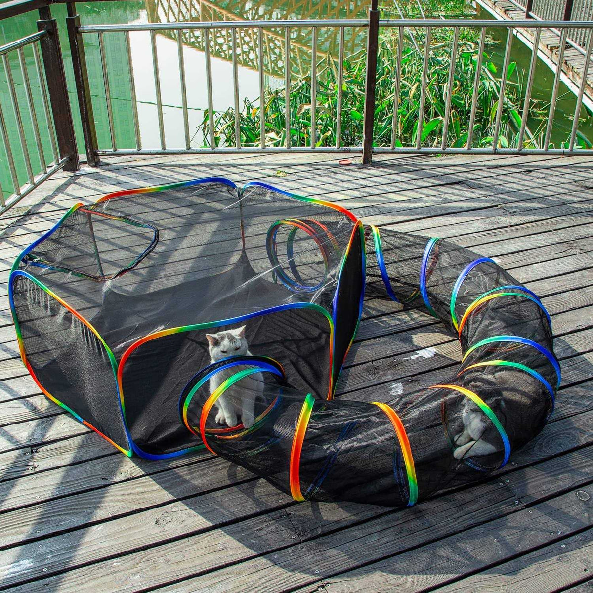 Outdoor Cat Enclosures Playground Portable Cat Tent N287