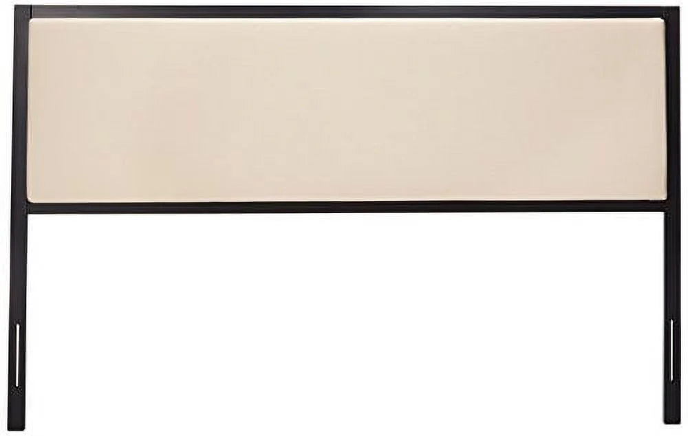 King Upholstered Metal Headboard T36040