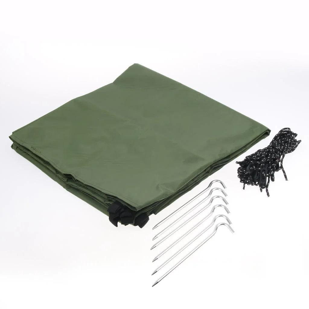 Blue Green Camping Tarp Shelter W6695