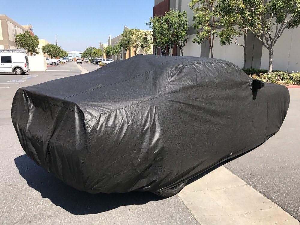 Custom Fit Car Cover Black B371