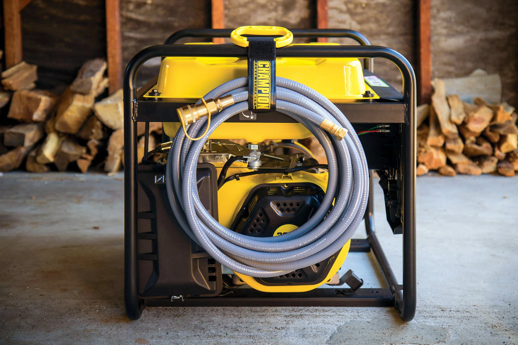 8000-Watts Tri-Fuel Portable Natural Gas Generator with Electric Start V67372