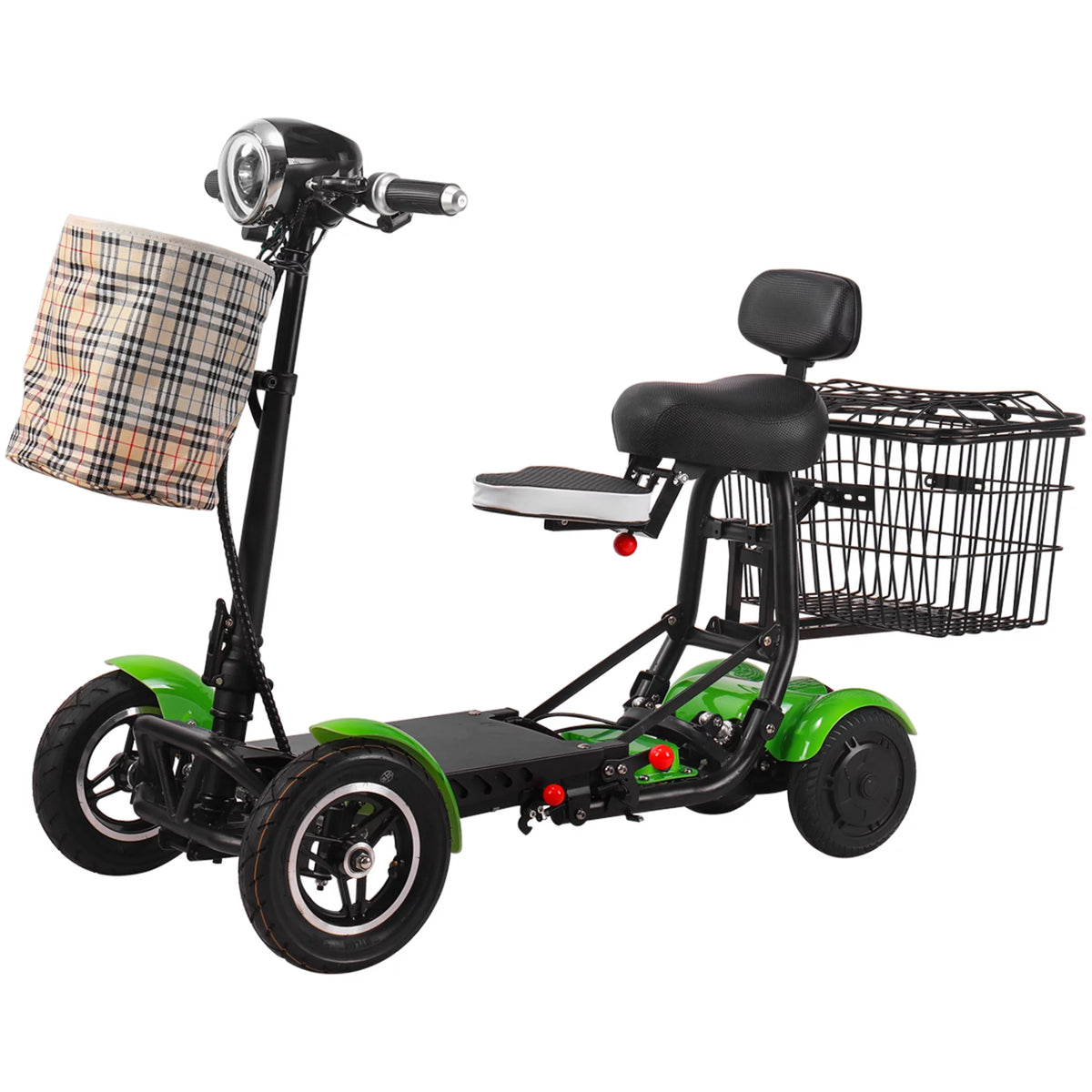 Blue 4 Wheel Foldable Electric Mobility Scooter E9979