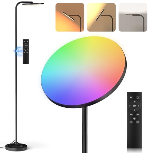 36W Color Changing LED Floor Lamp with Remote J86551