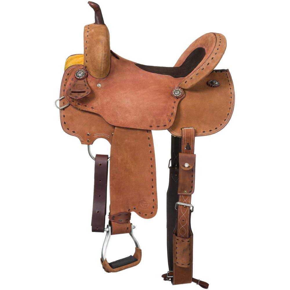 Rough Out Barrel Saddle 15in B452913