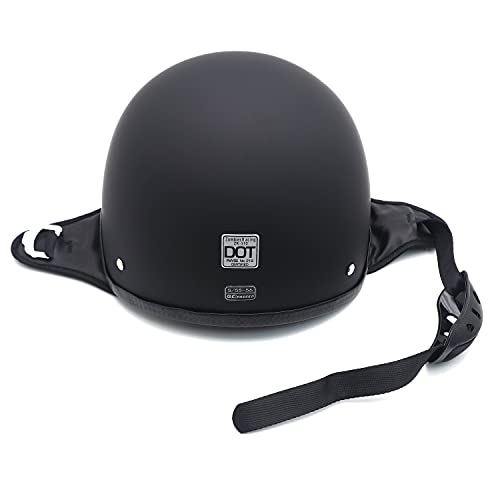 Matte Black Half Face Helmet P888630