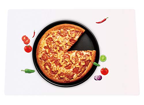 Extra Large Silicone Placemat, Black V9566