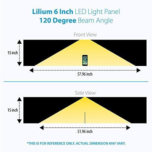 6 inch Warm White Modular LED Under Cabinet Lighting Pro Kit (12 Panels) Q76382