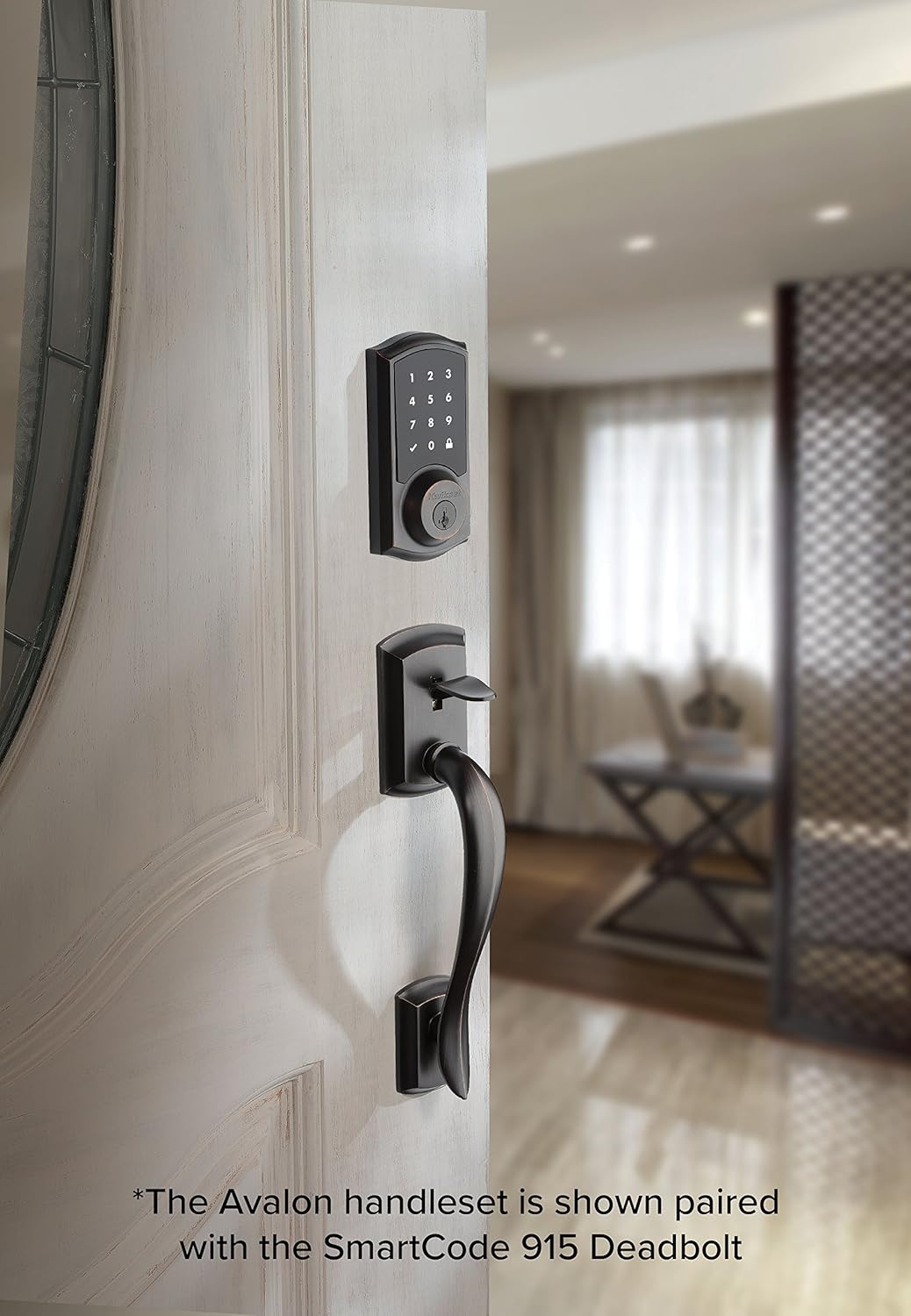 Venetian Bronze Exterior Handle with Levers C255381