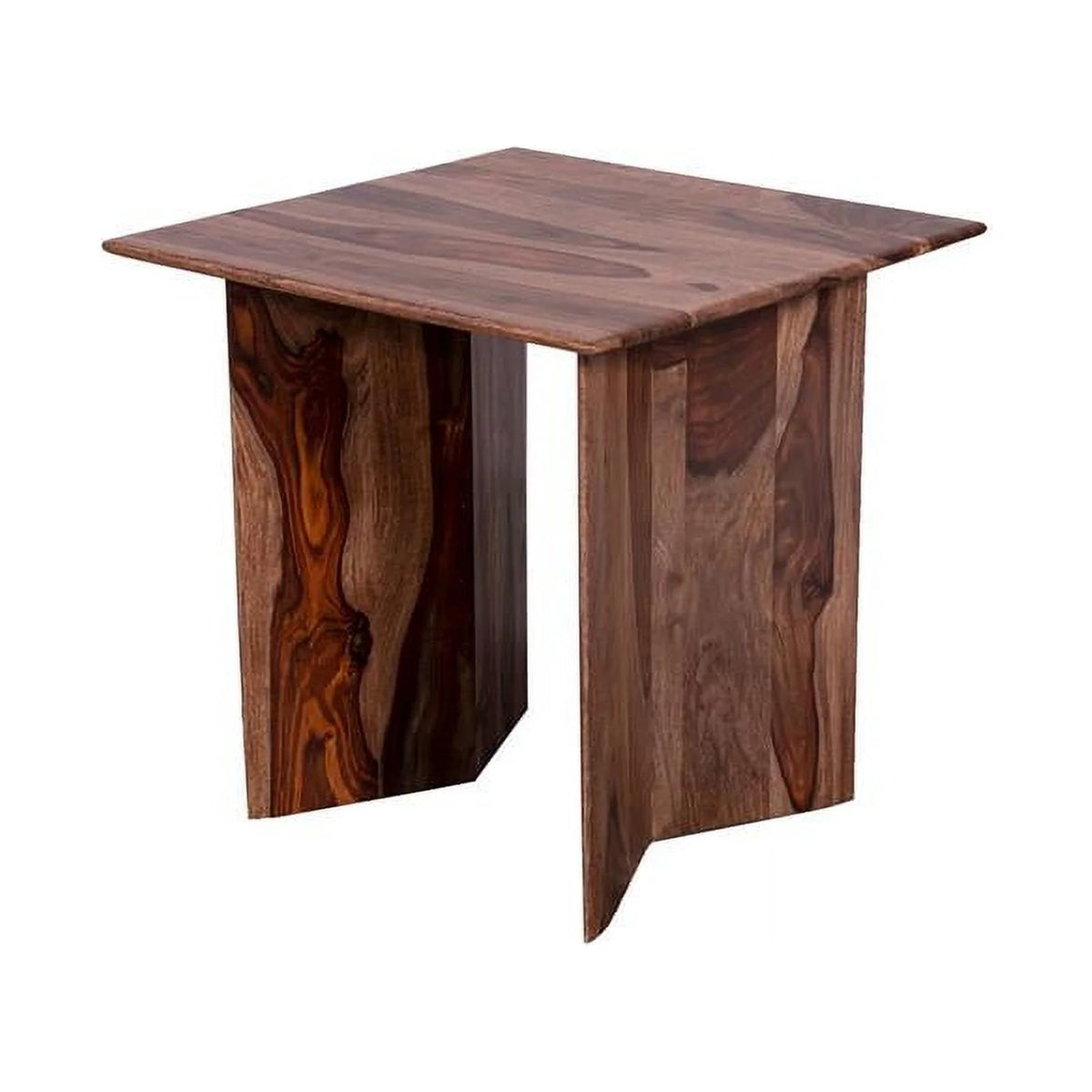 Solid Sheesham Wood End Table T2829