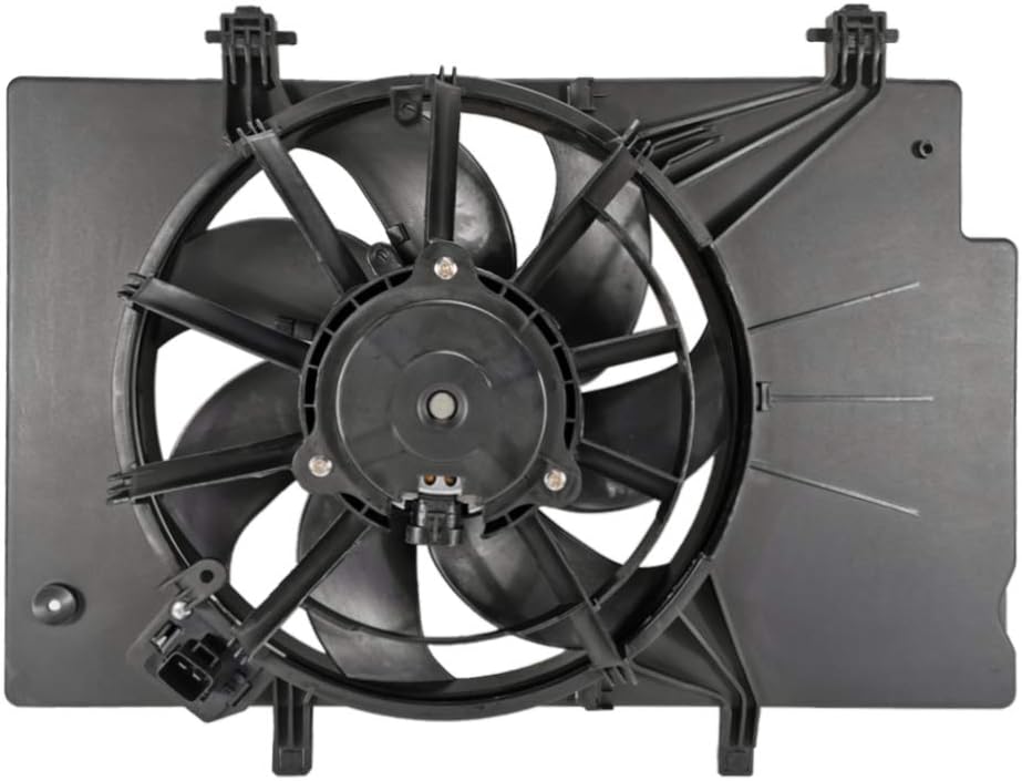 Replacement Engine Radiator Cooling Fan Assembly for Ford Fiesta L4 1.6L 2011-2019 Pack of 2 N12198