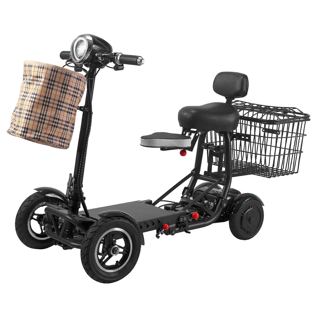 Blue 4 Wheel Foldable Electric Mobility Scooter E9979