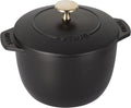 Matte Black Cast Iron Petite French Oven X875768