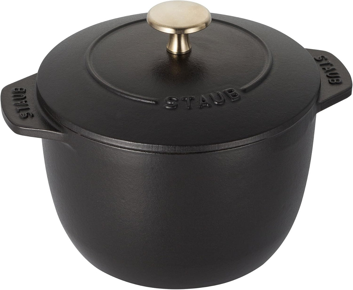 Matte Black Cast Iron Petite French Oven X875768
