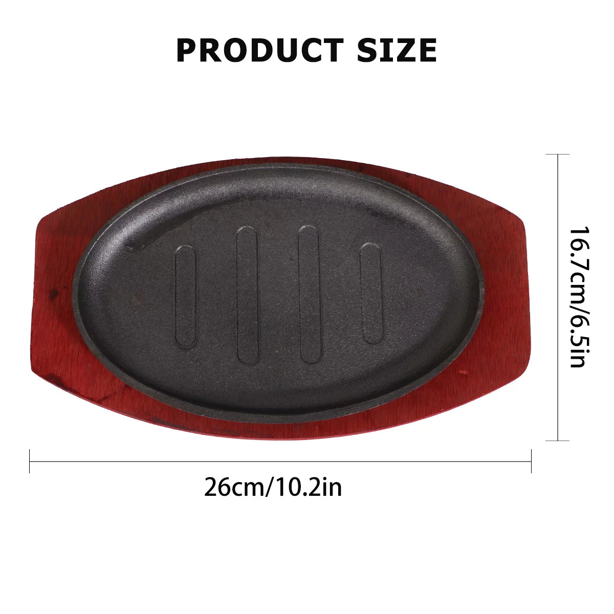 Iron Steak Frying Pan E7978