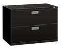 42 inch Two Drawer Lateral File Black Y550