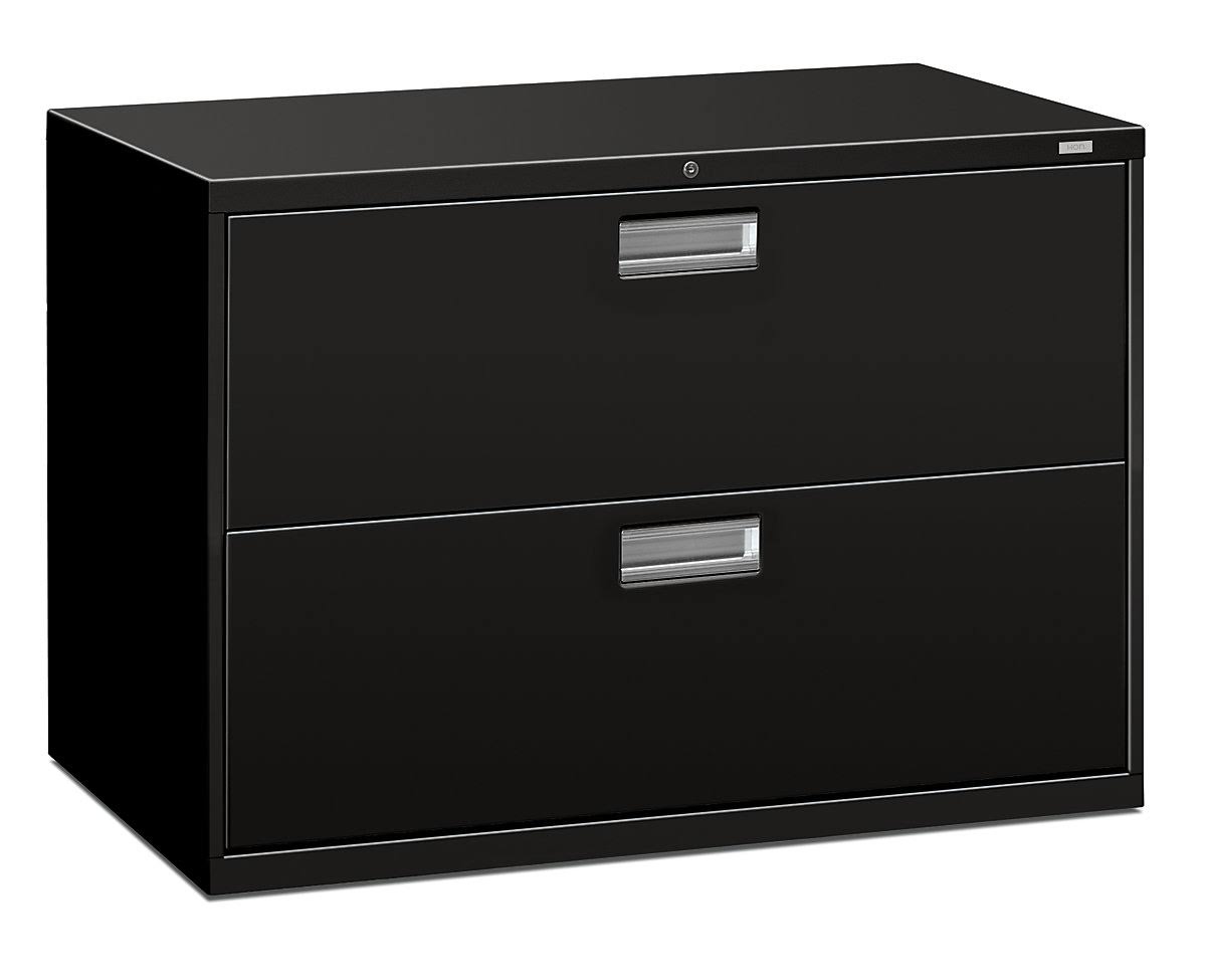 42 inch Two Drawer Lateral File Black Y550