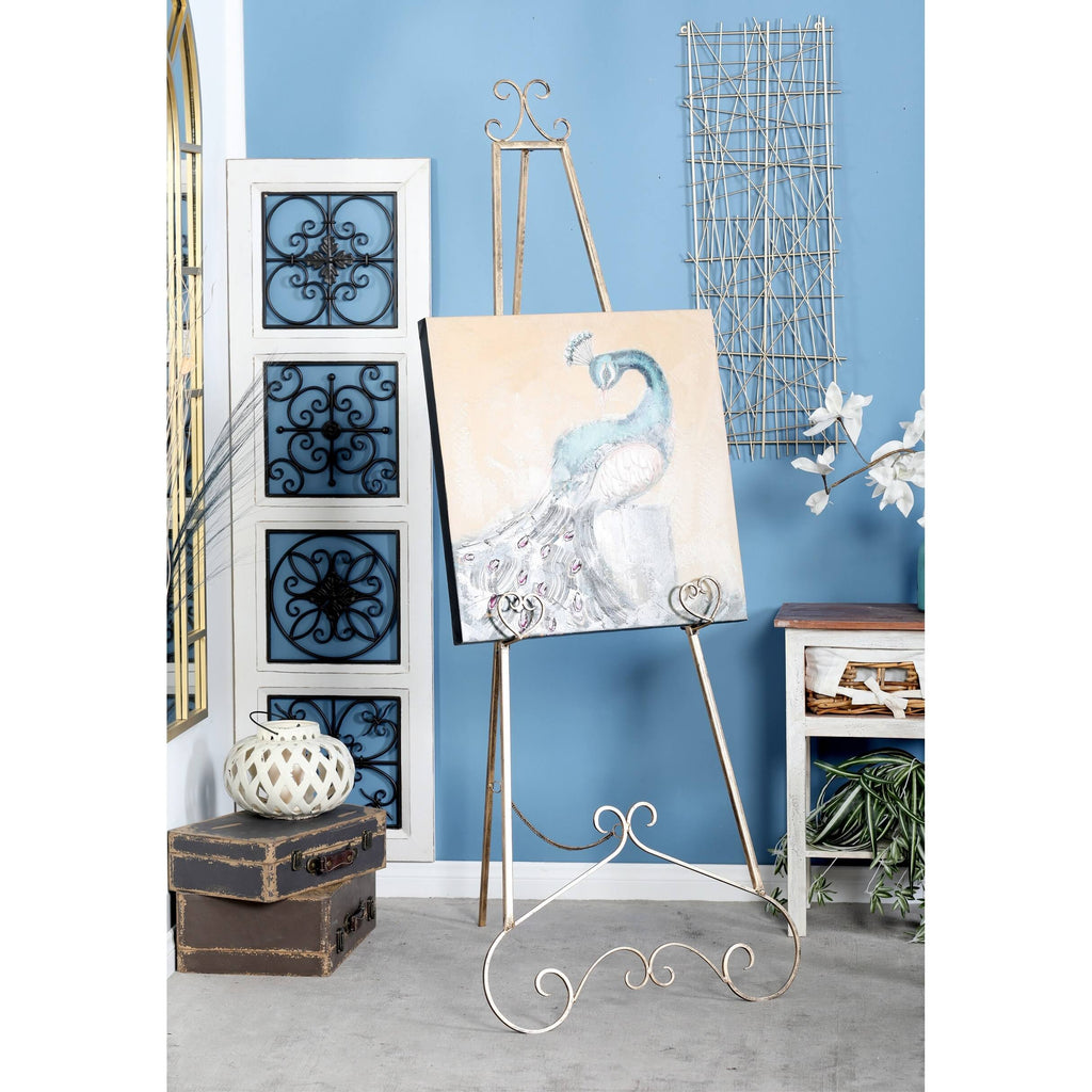 Silver Scrolled Easel E41113