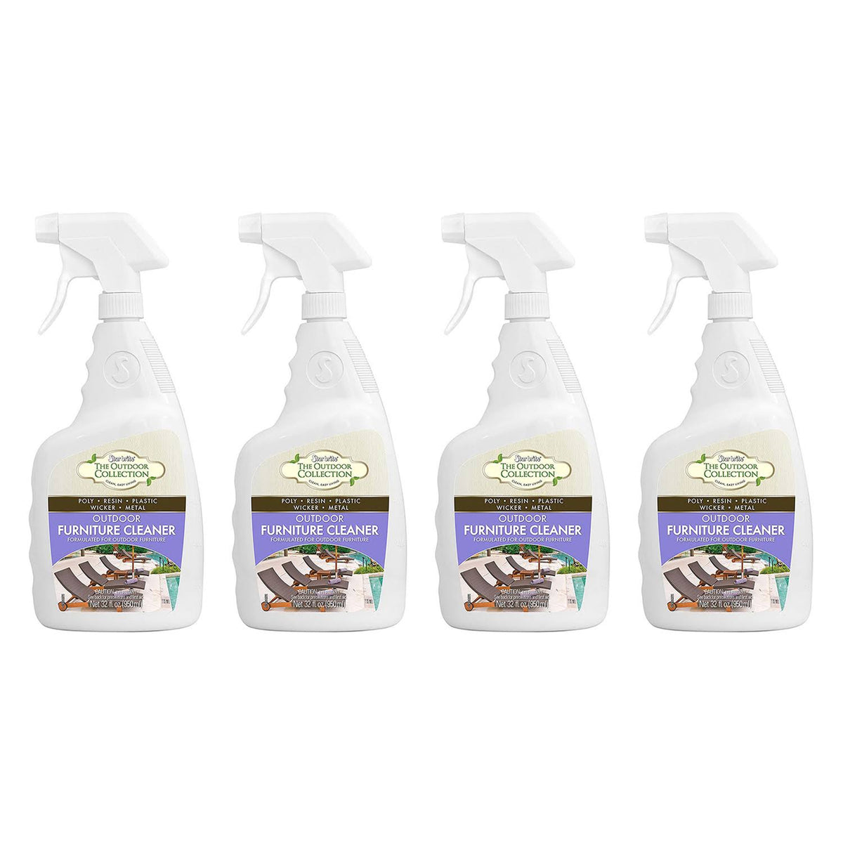 Patio and Backyard Furniture Cleaner 4 Pack S52642