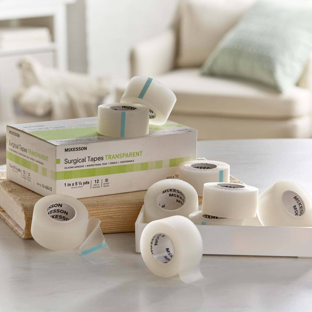 Transparent Silicone Medical Tape 1 inch x 5-1/2 Yard P556