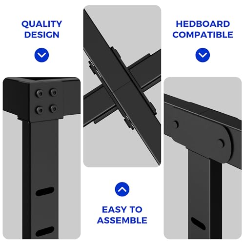 16 Inch Heavy Duty Metal Queen Bed Frame H151445