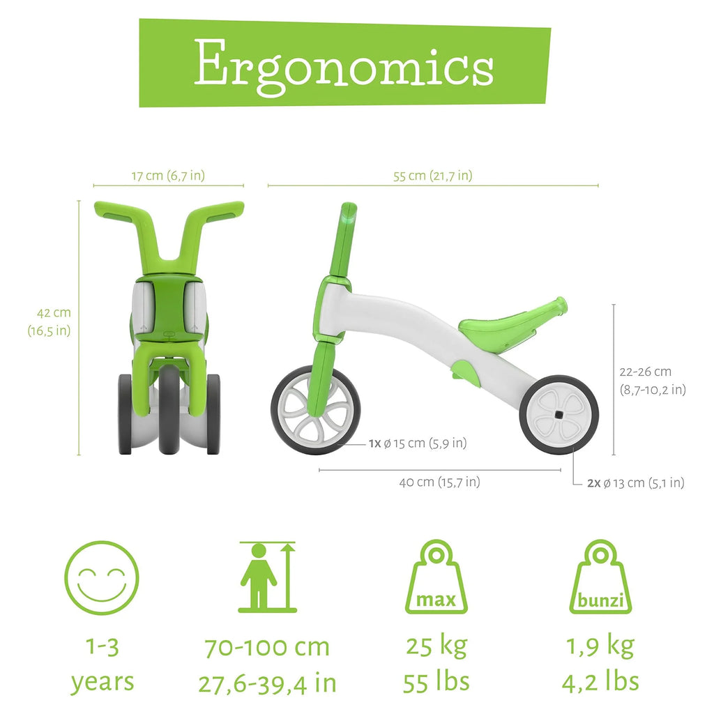2-in-1 Balance Bike and Tricycle O503