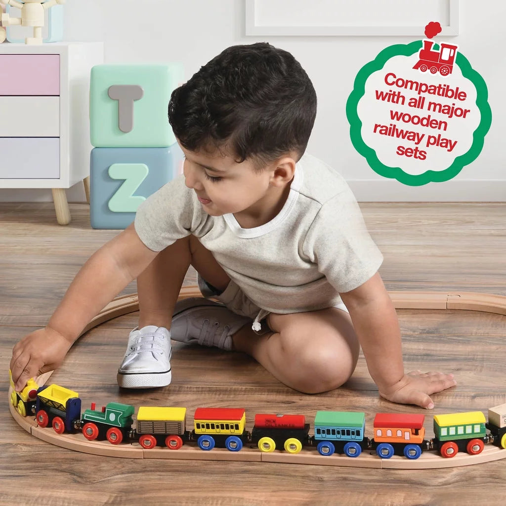 Wooden Magnetic Train Set 12 PCS D463908