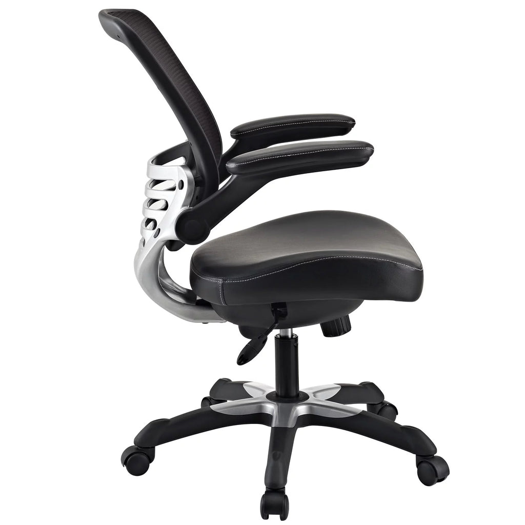 Black Vinyl Office Chair A19956