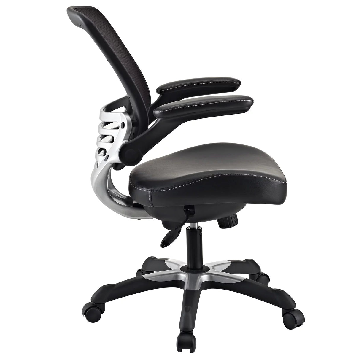 Black Vinyl Office Chair A19956