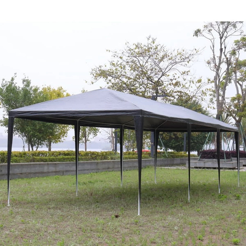 Black 10'x30' Outdoor Party Tent with 8 Removable Sidewalls T766328