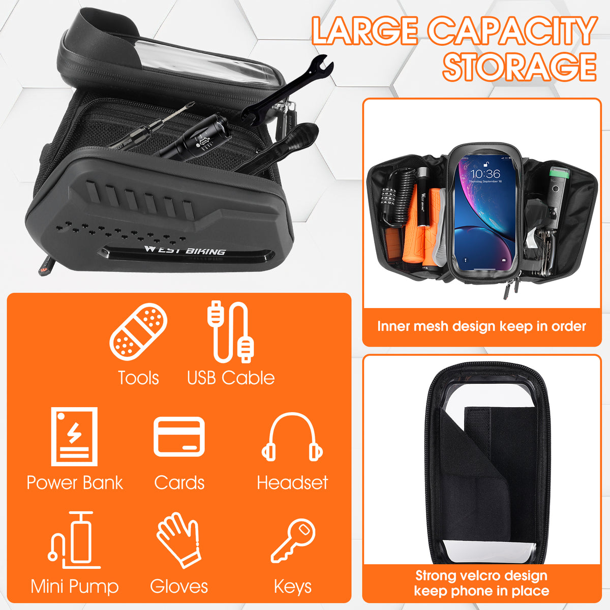 Waterproof Bike Frame Bag D80125