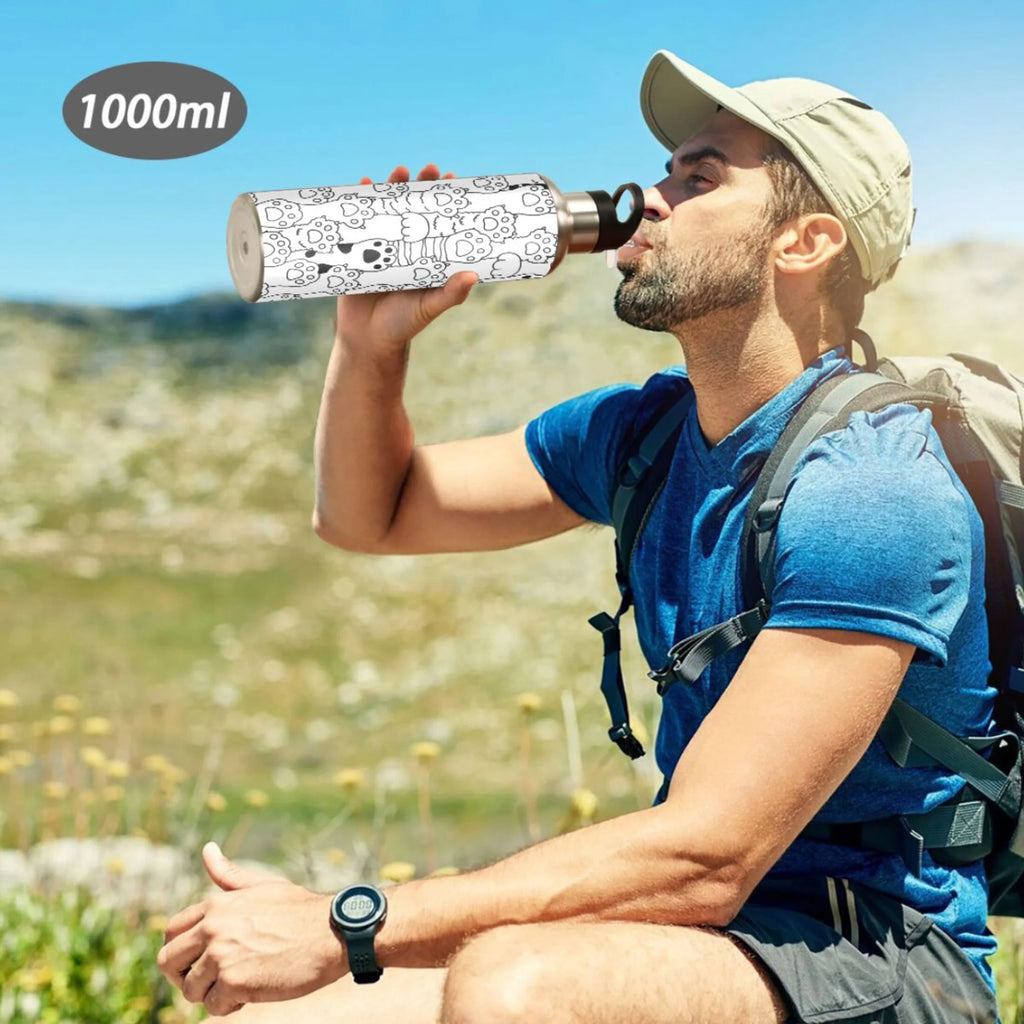 Stainless Steel Insulated Water Bottle with Straw Lid F70618