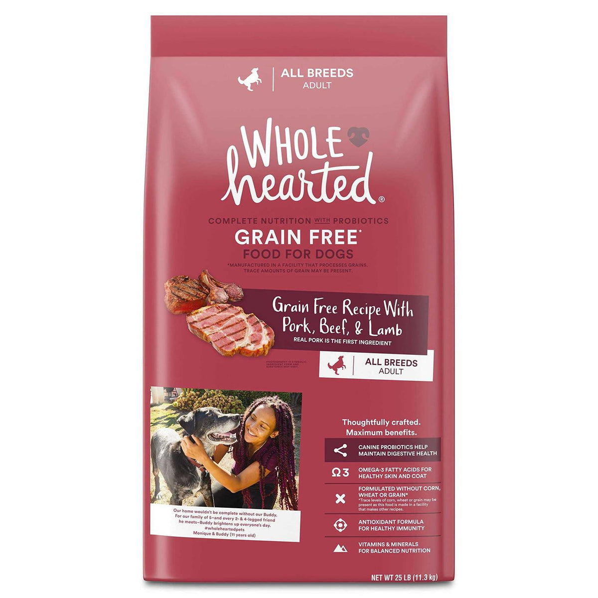 Grain Free Pork Beef & Lamb Recipe Dry Dog Food H1607