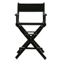 24" Director's Chair Black Frame Black Canvas E13612