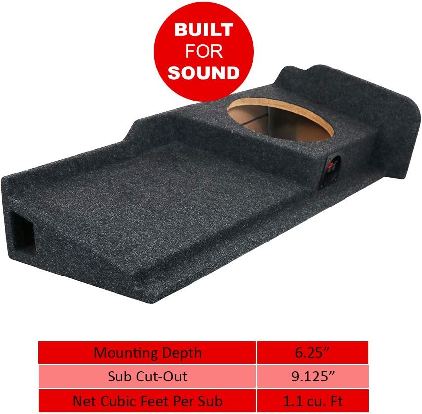 Single 10 Vented Carpeted Subwoofer Enclosure P9489