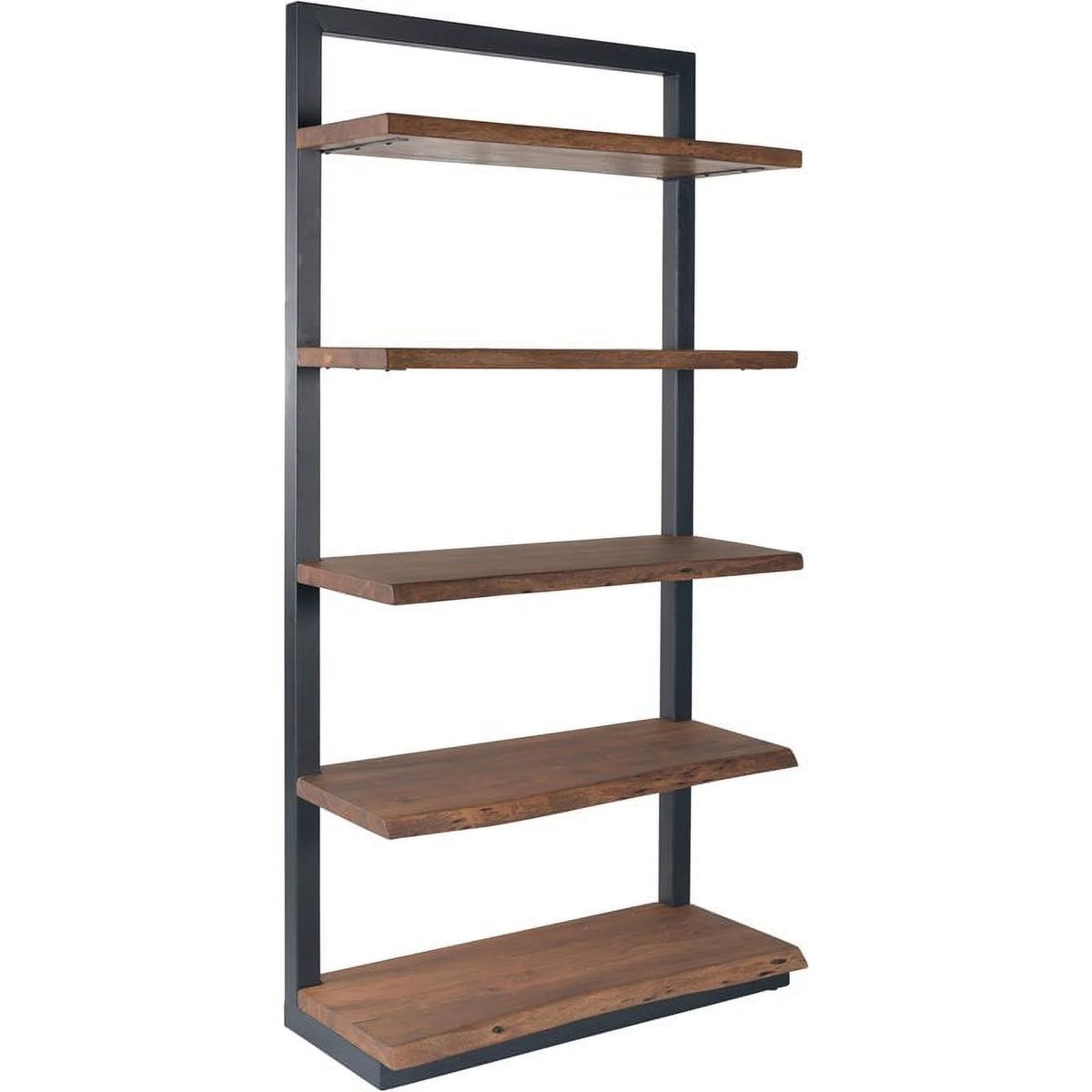 Light Brown Acacia Solid Wood Bookcase K855