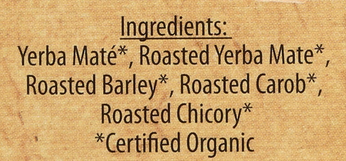 Organic Yerba Mate Dark Roast - 20 Tea Bags V4869