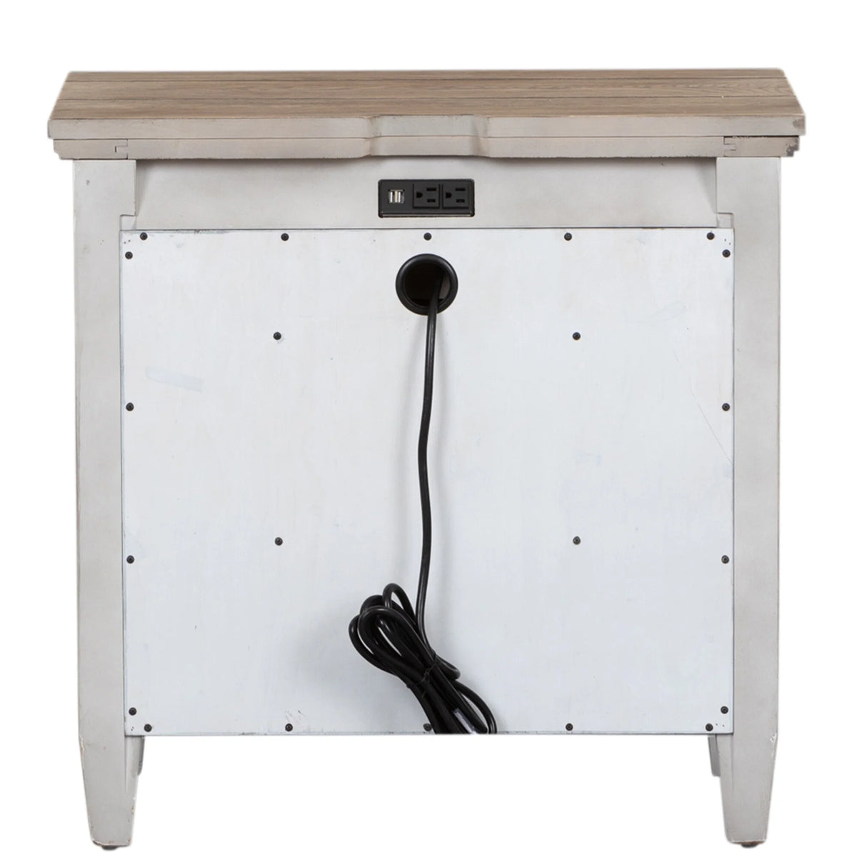 1 Drawer Night Stand with Charging Station V630152