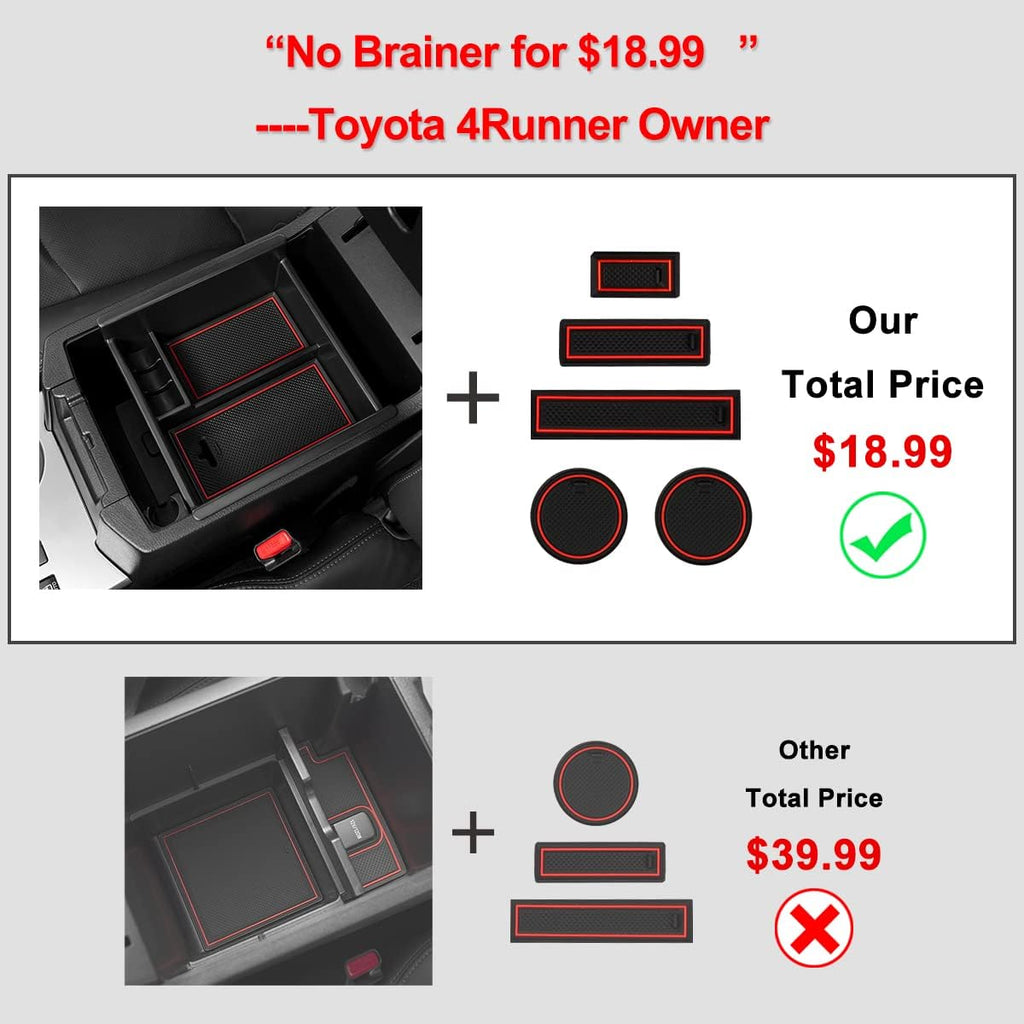 Center Console Organizer Tray ABS 7 PCS N3497