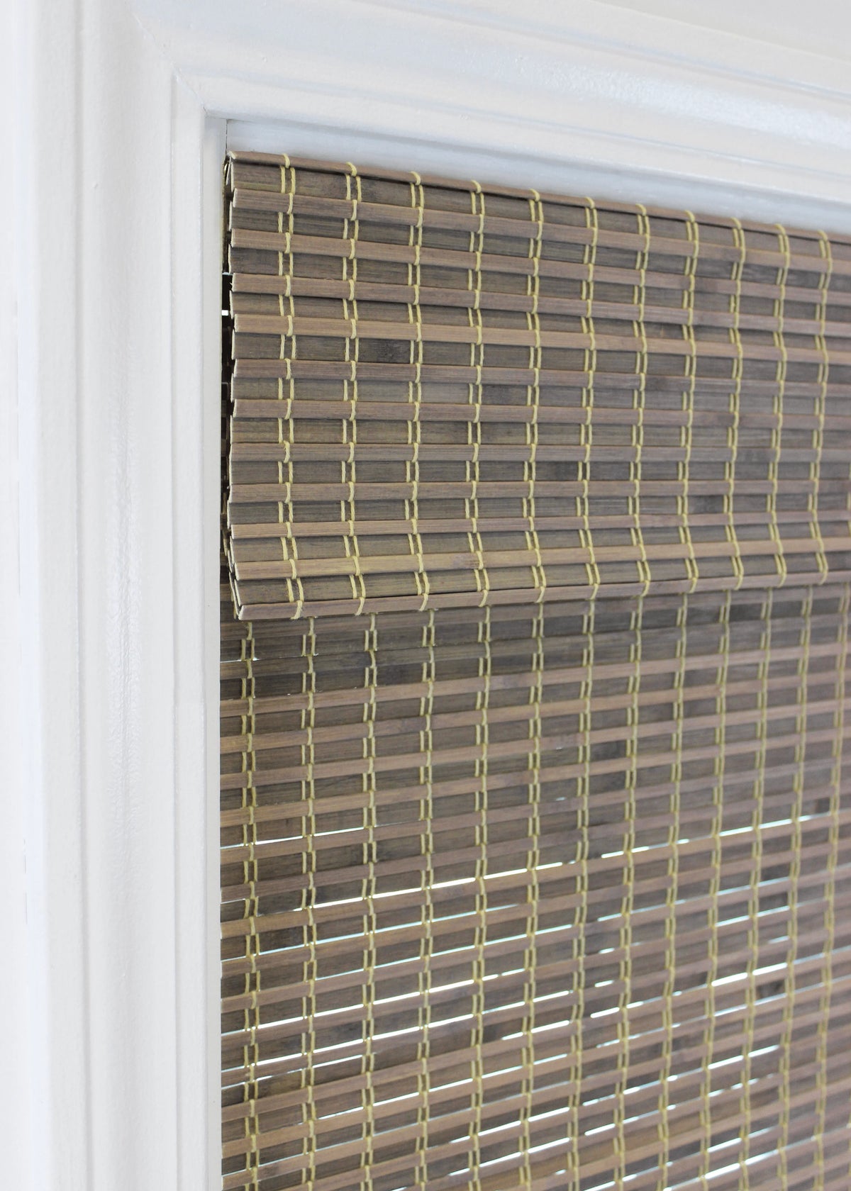 Cordless Privacy Weave Roman Shade Z76357