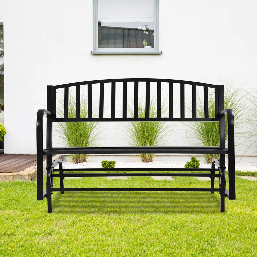 Patio Glider Bench with Cushion Q88276