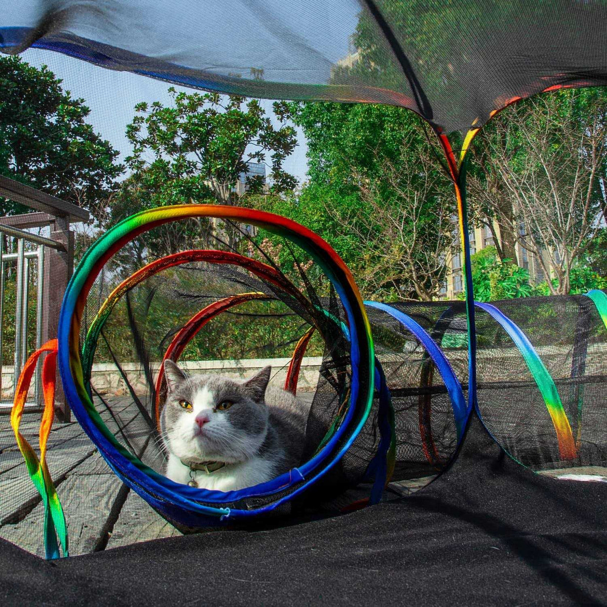 Outdoor Cat Enclosures Playground Portable Cat Tent N287