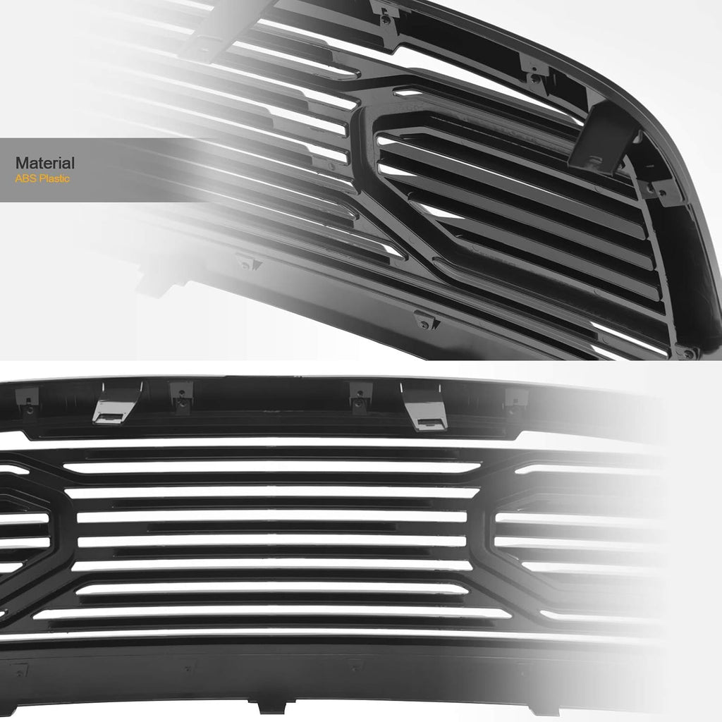 Black Front Hood Bumper Grille for Ram 1500 B889
