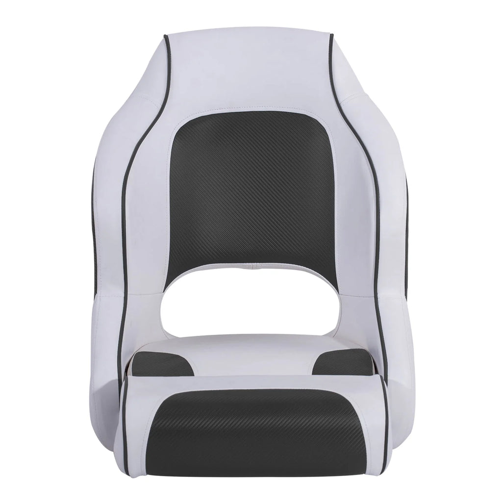 Charcoal Black Flip Up Boat Seat with Cover Q27085