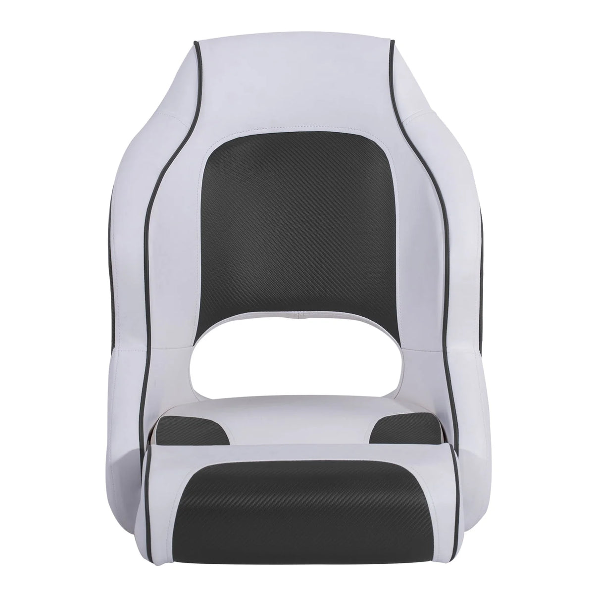 Charcoal Black Flip Up Boat Seat with Cover Q27085