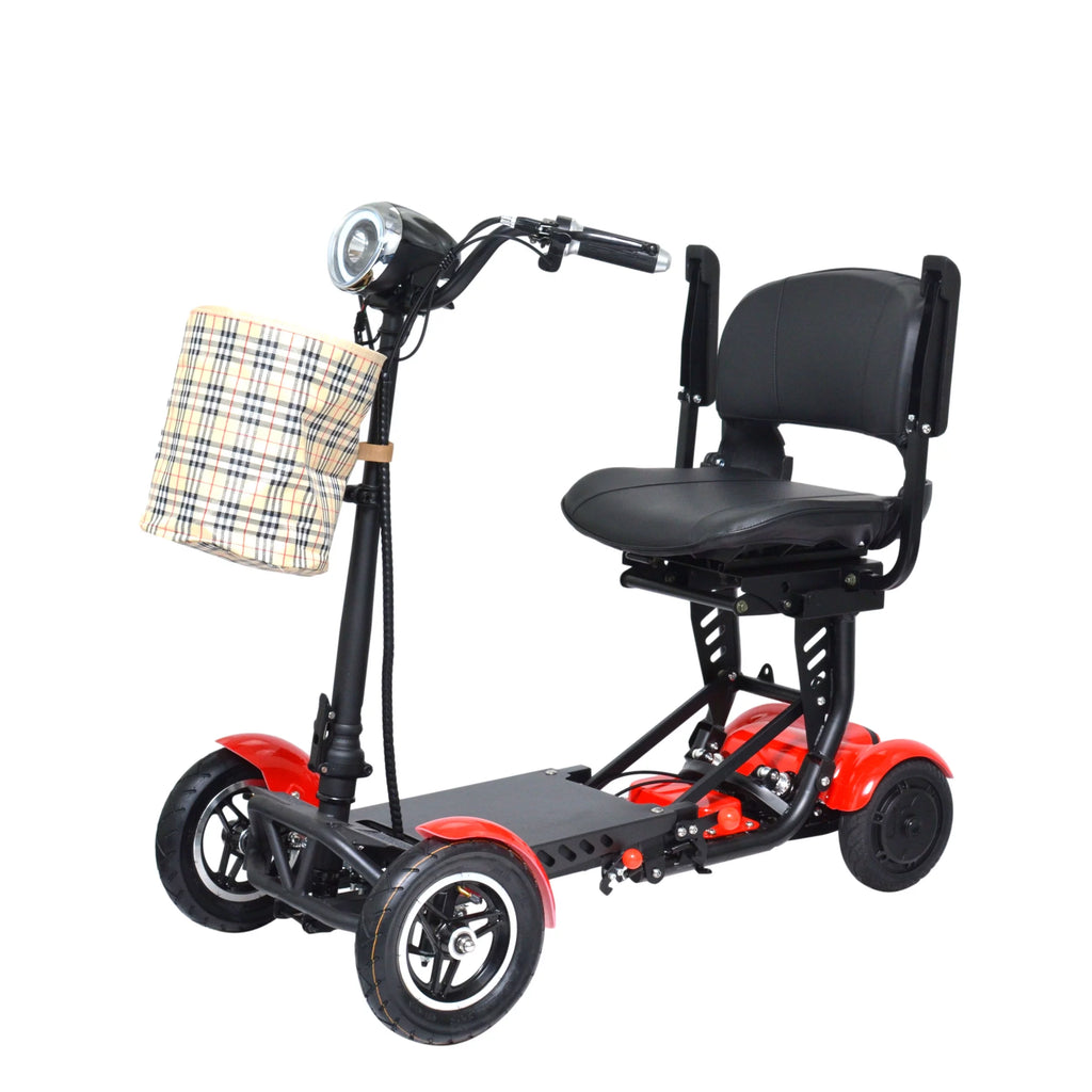 Blue 4 Wheel Foldable Electric Mobility Scooter E9979