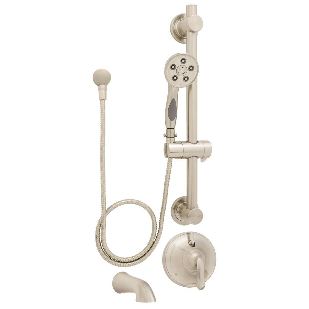 Brushed Nickel Shower & Tub Combination T80227