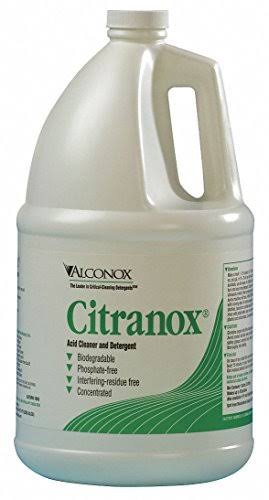 Citranox Liquid Acid Cleaner and Detergent, 1 Gallon Bottle Case of 4 T9251